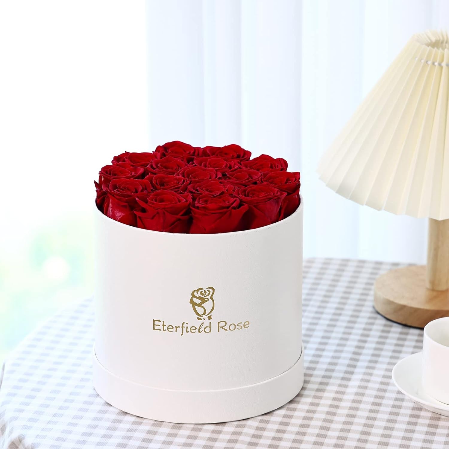 16-Piece Preserved Forever Rose Flowers (Valentines Day, Birthday)